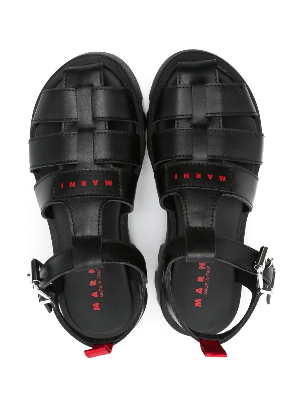 LEATHER FISHERMAN SANDALS WITH LUG SOLE