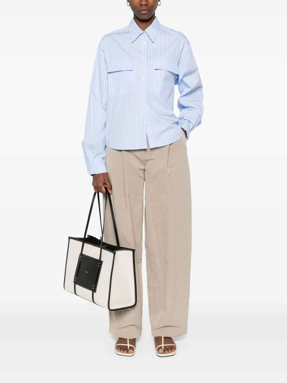 CAMICIA COTONE RIGATO