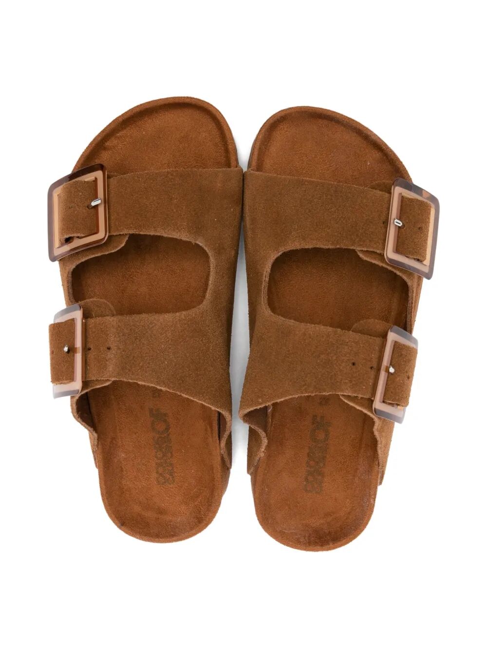 SUEDE BIO SANDAL WITH PLASTIC