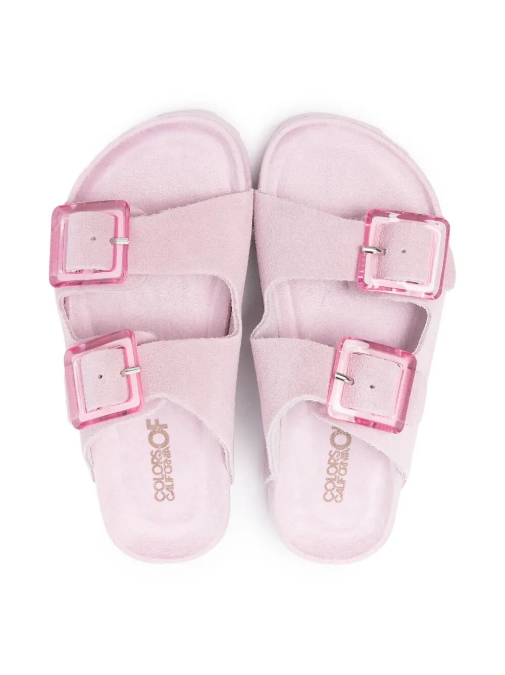 SUEDE BIO SANDAL WITH PLASTIC