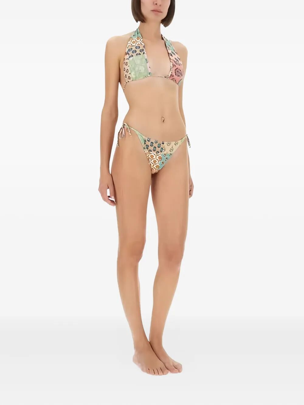 DAHLIA HALTER NECK BANDEAU TOP