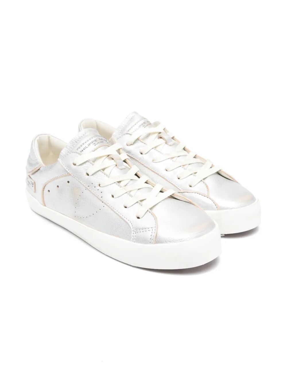 PRSX HERITAGE 78 SOLID COLOR LEATHER AND DISTRESSED WORKMANSHIP LOW SNEAKERS
