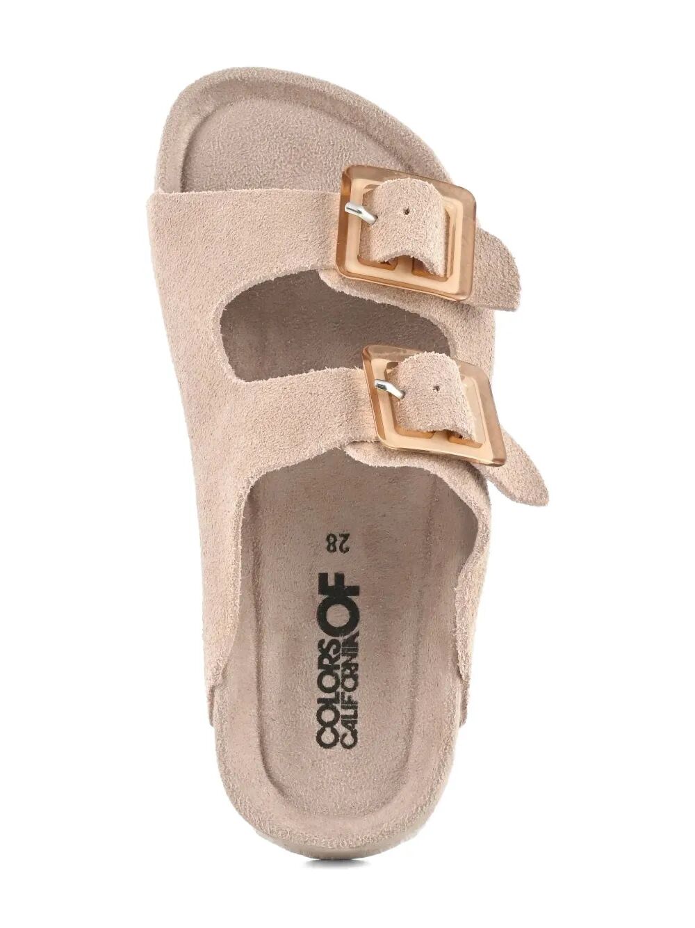 SUEDE BIO SANDAL WITH PLASTIC