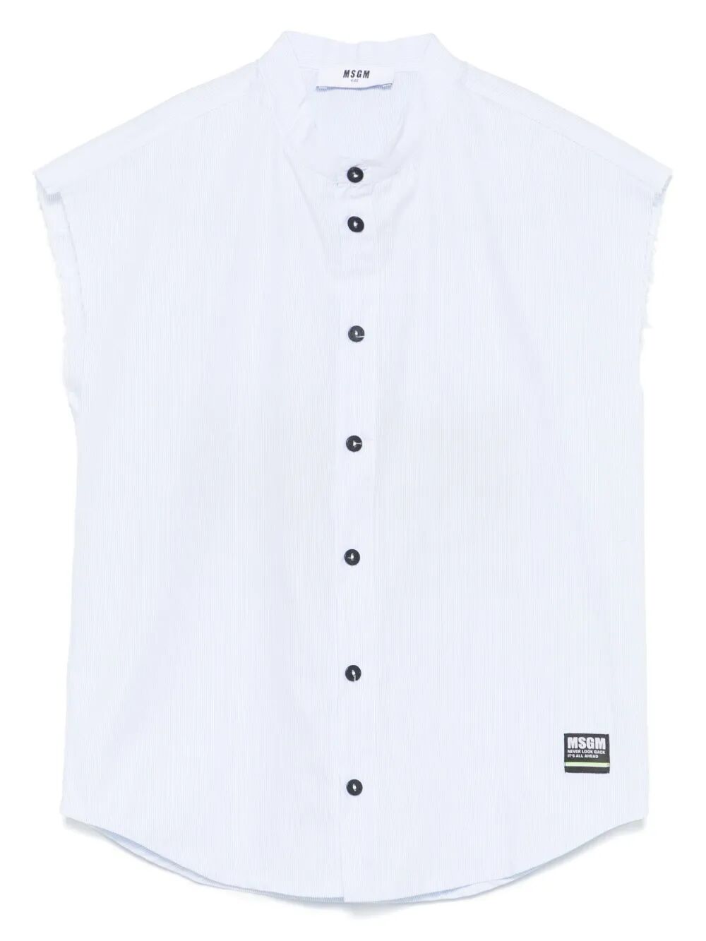 POPLIN SLEEVELESS SHIRT
