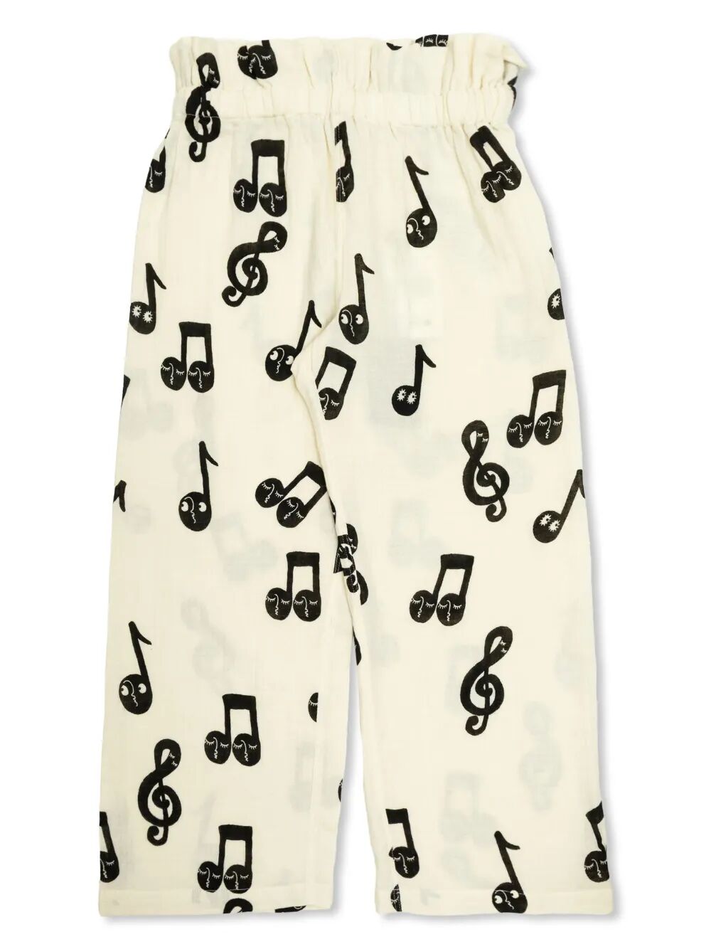 NOTE AOP MUSLIN PAPERBAG TROUSERS