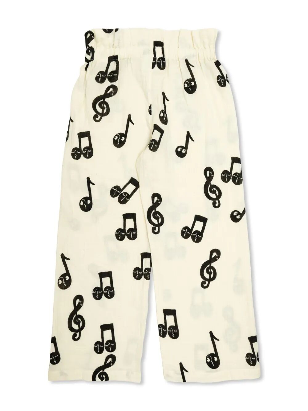 NOTE AOP MUSLIN PAPERBAG TROUSERS