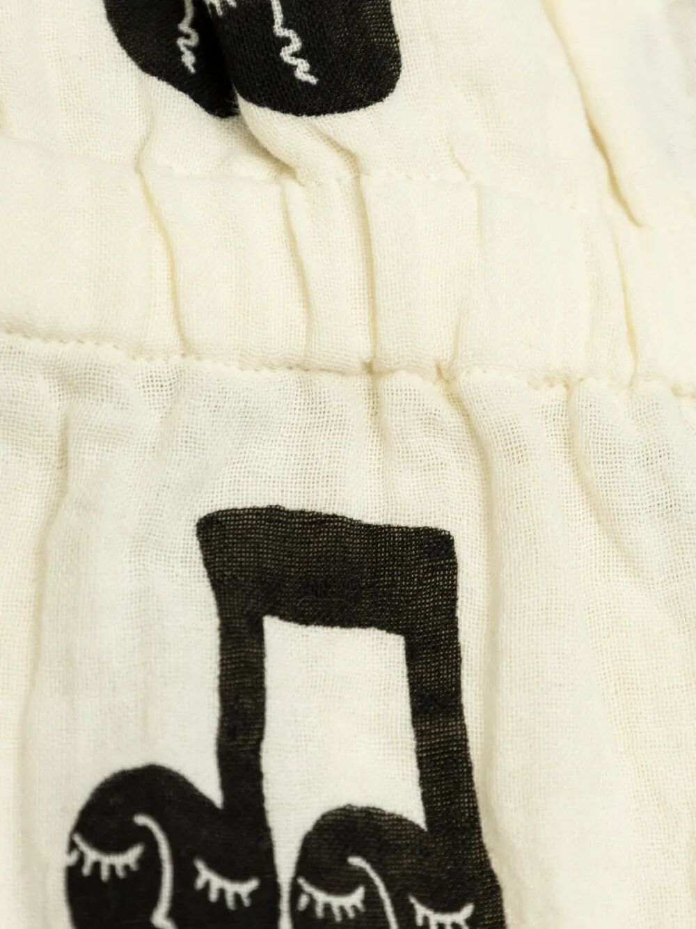 NOTE AOP MUSLIN PAPERBAG TROUSERS