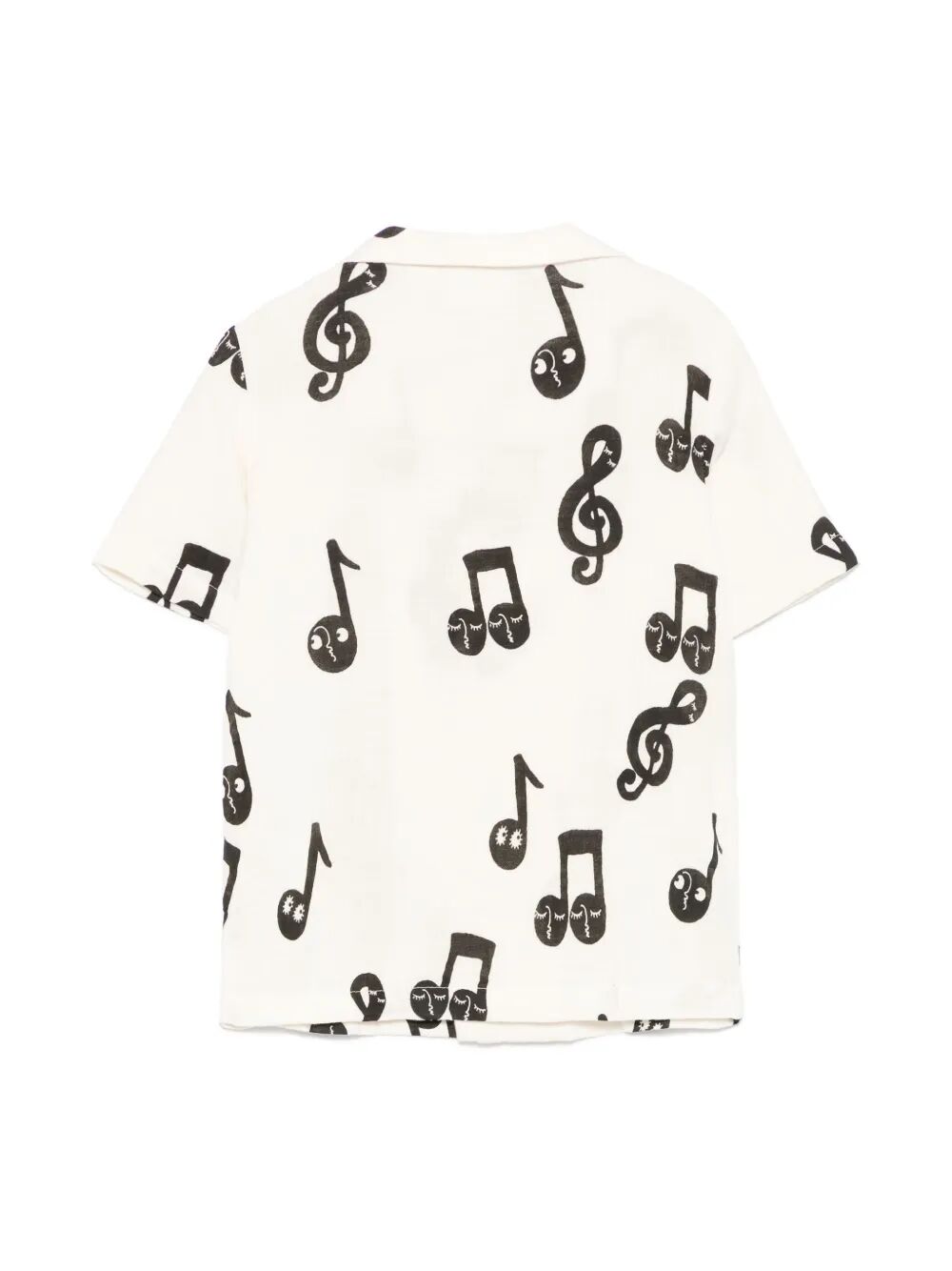 NOTE AOP MUSLIN SS SHIRT