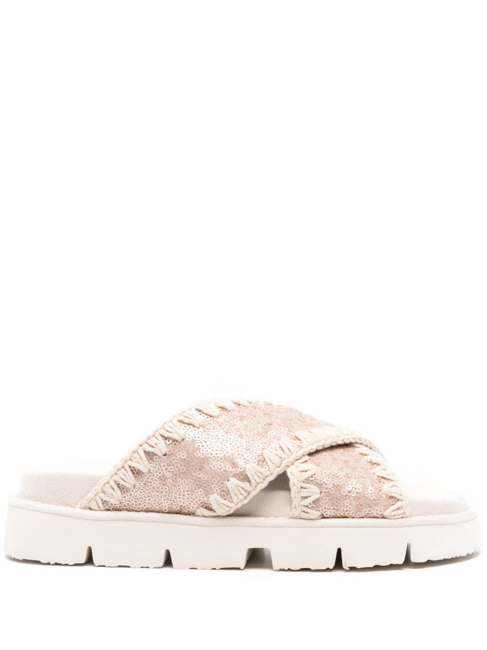 CRISS-CROSS BIO SANDAL SEQUINS
