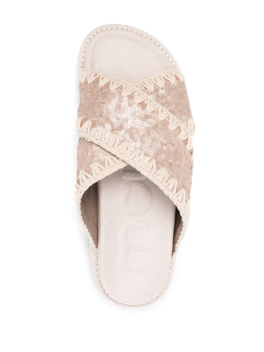 CRISS-CROSS BIO SANDAL SEQUINS