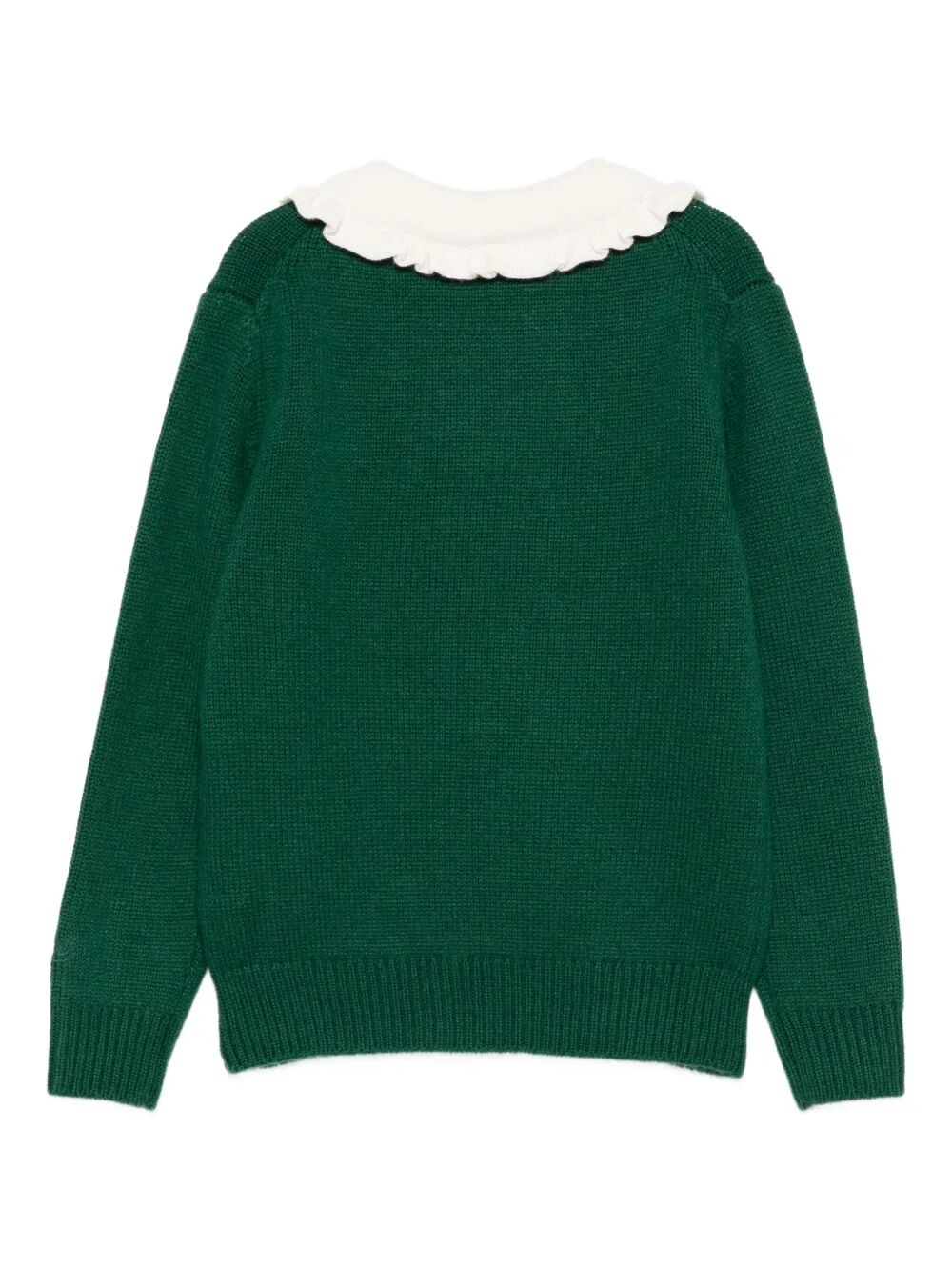 DIZZY SWEATER WITH KNITTED COLLAR CREWNECK JR