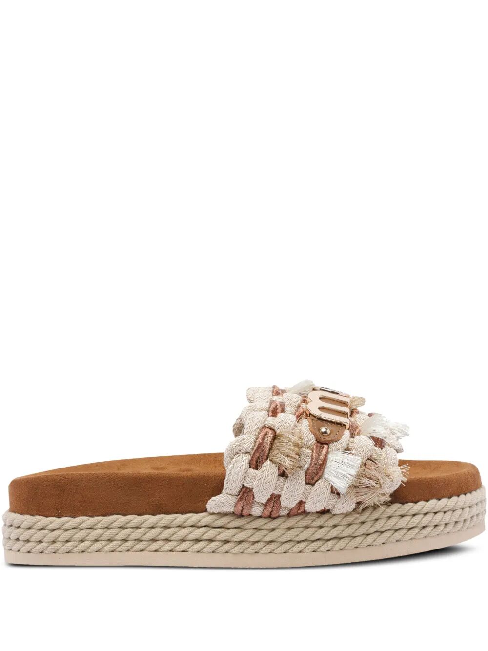 MONOBAND ROPE SANDAL FRINGES