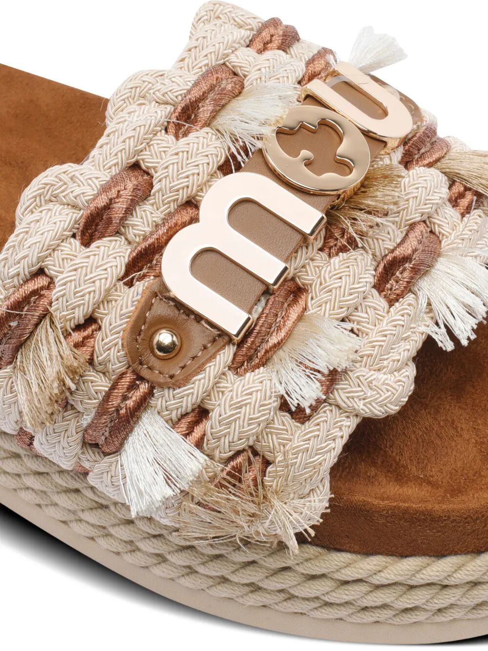 MONOBAND ROPE SANDAL FRINGES