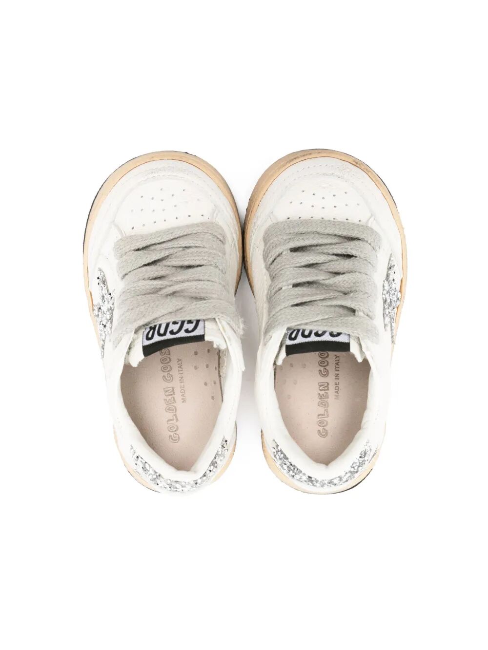 BALLSTAR NAPPA UPPER GLITTER STAR AND HEEL