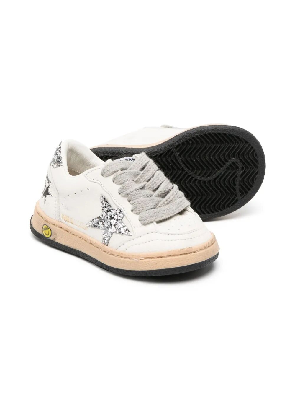 BALLSTAR NAPPA UPPER GLITTER STAR AND HEEL