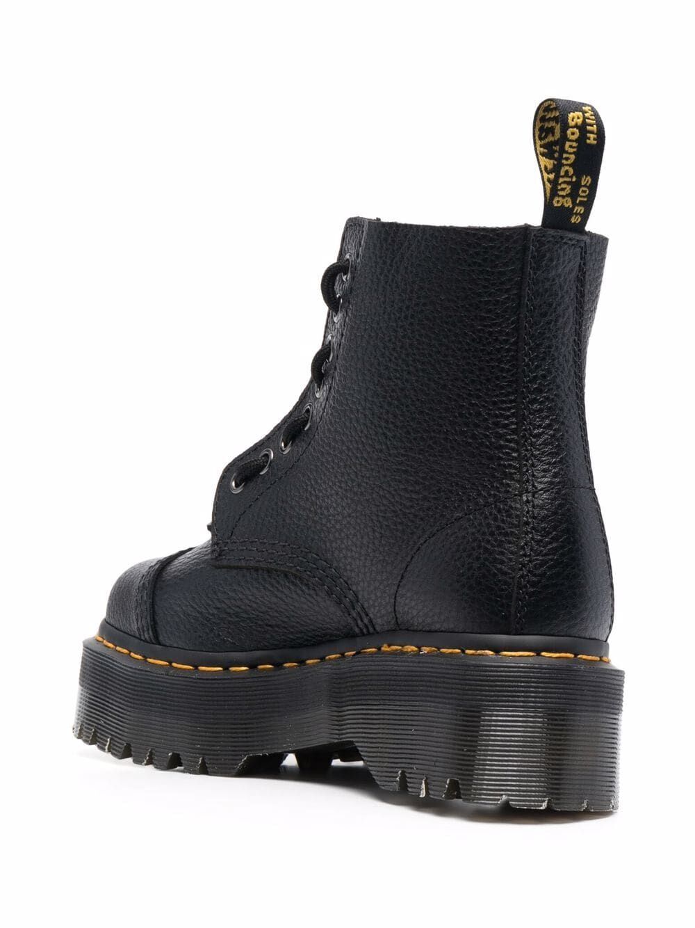 SINCLAIR BLACK MILLED NAPPA