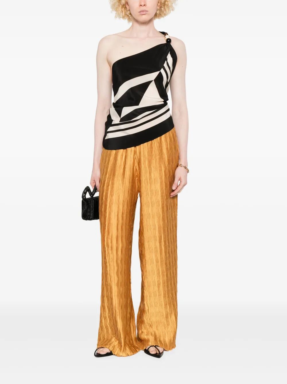 PANTALONE PIGIAMA IN PLISSE