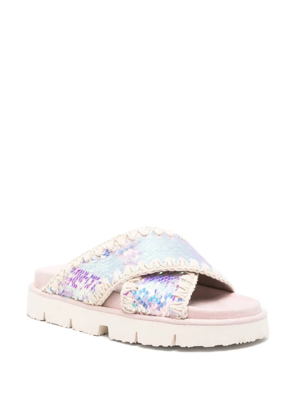 CRISS-CROSS BIO SANDAL IRIDISC