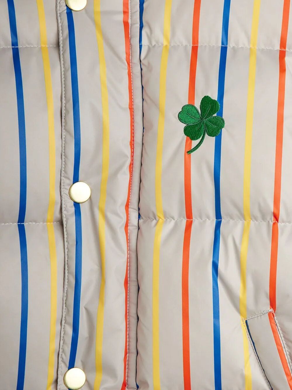 CLOVER EMB STRIPE CITYPUFFER