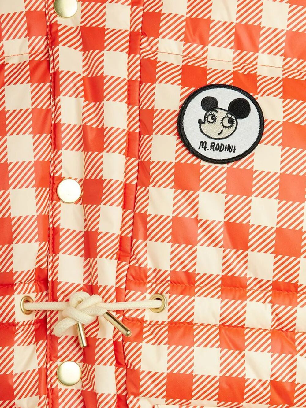 RITZRATZ PATCH GINGHAM AOP HEAVY PUFFER