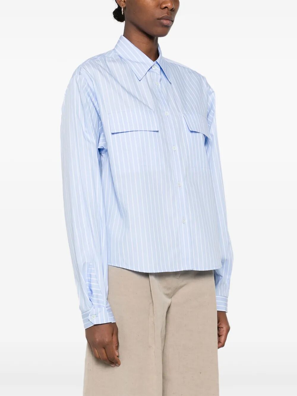 CAMICIA COTONE RIGATO