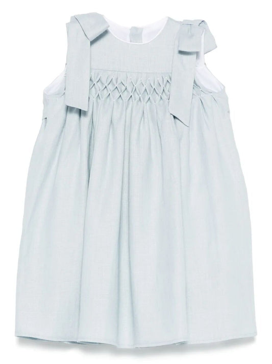 ABITINO LINO BIANCO PUNTO SMOCK