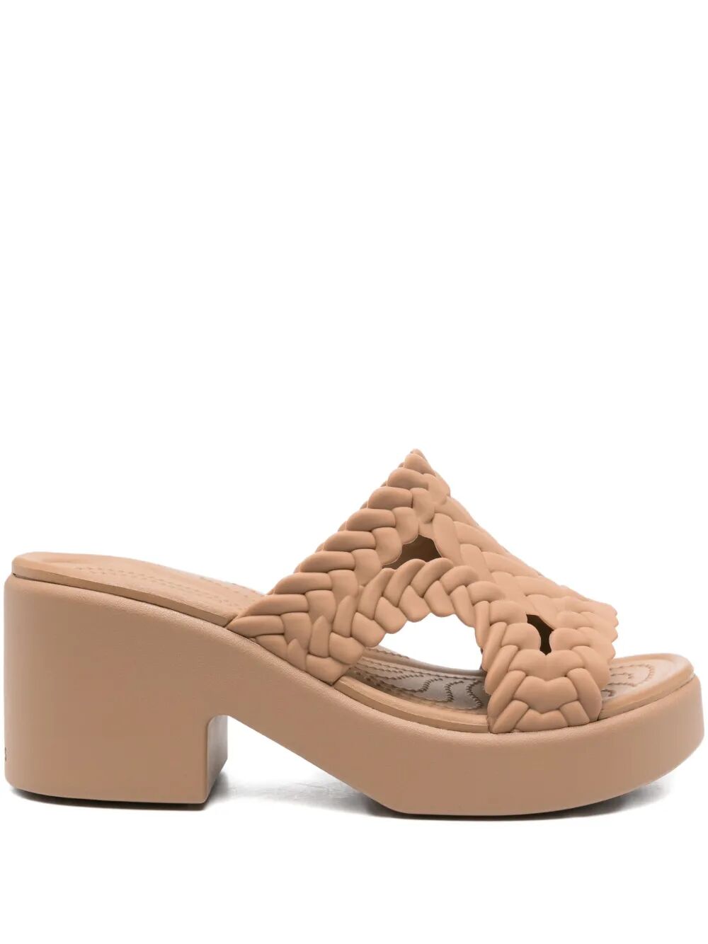 BROOKLYN WOVEN SLIDE HEEL W