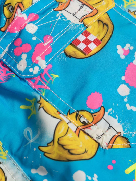 JEAN PRINTED BOY SWIM SHORT