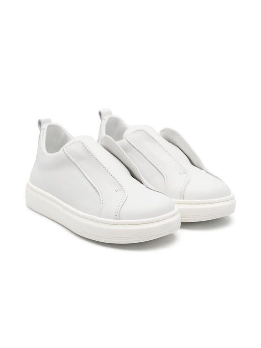 LEATHER SLIP ON LOW SNEAKERS