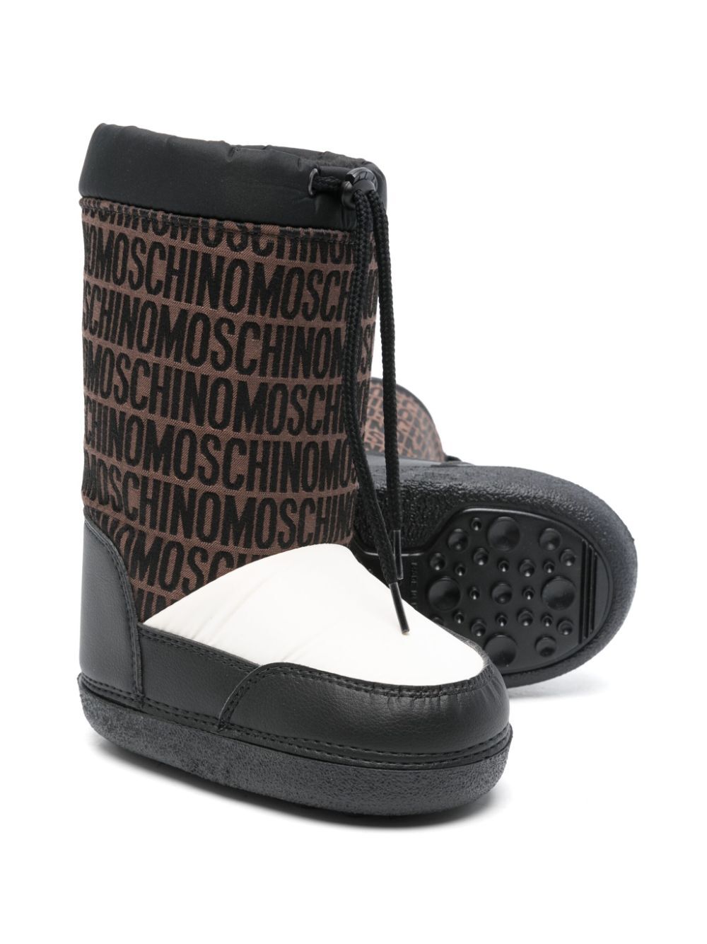 ALL-OVER JACQUARD LOGO SNOW BOOTS