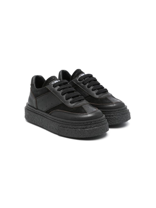 GAMBETTA SNEAKERS CALF LEATHER AND SUEDE