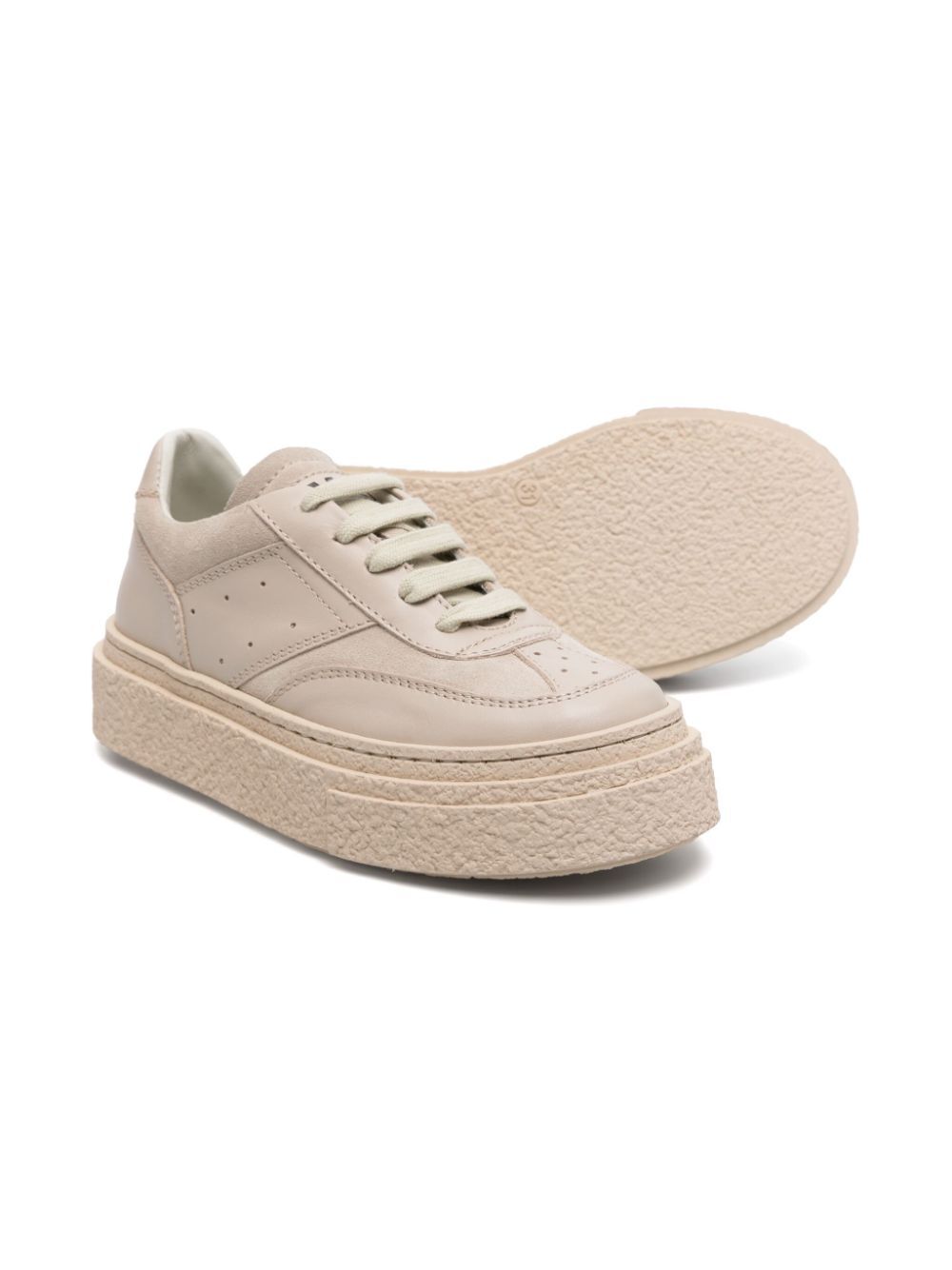 GAMBETTA SNEAKERS CALF LEATHER AND SUEDE