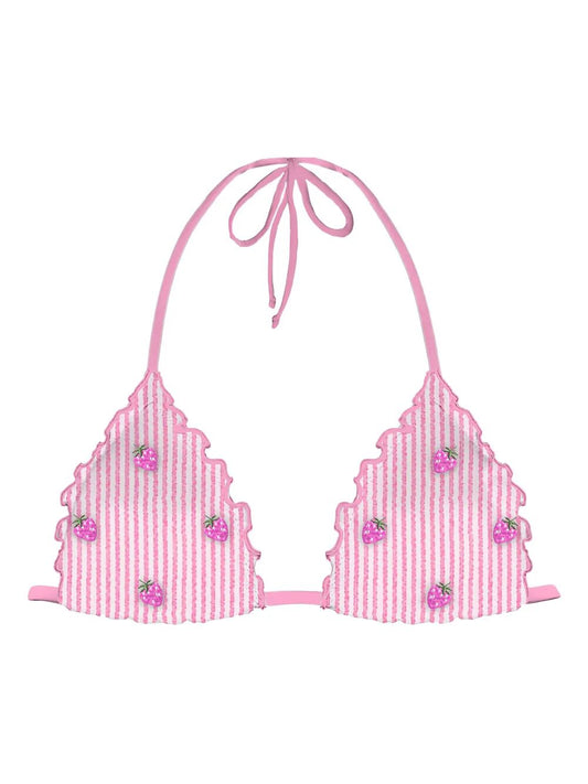 SAGITTARIUS COTTON COTTON FROU FROU FULLY ADJUSTABLE TRIANGLE TOP