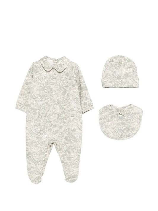 NEW BABY GIFT SET/ AO FLOWER PRINT