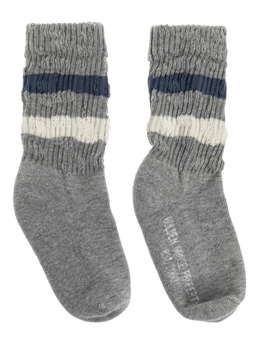 KIDS` SOCKS HIGH RIB/ STRIPES/ DISTRESSED