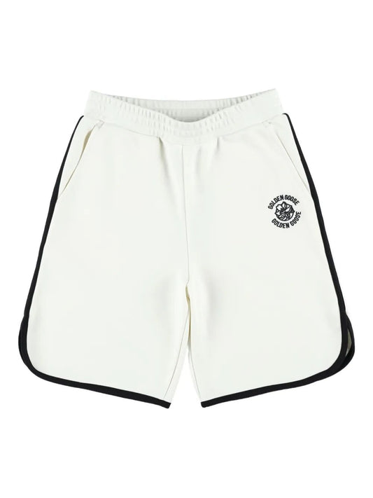 JOURNEY BOY`S CONTRAST EDGE SHORT BLEND COTTON FLEECE WITH EMBROIDERY