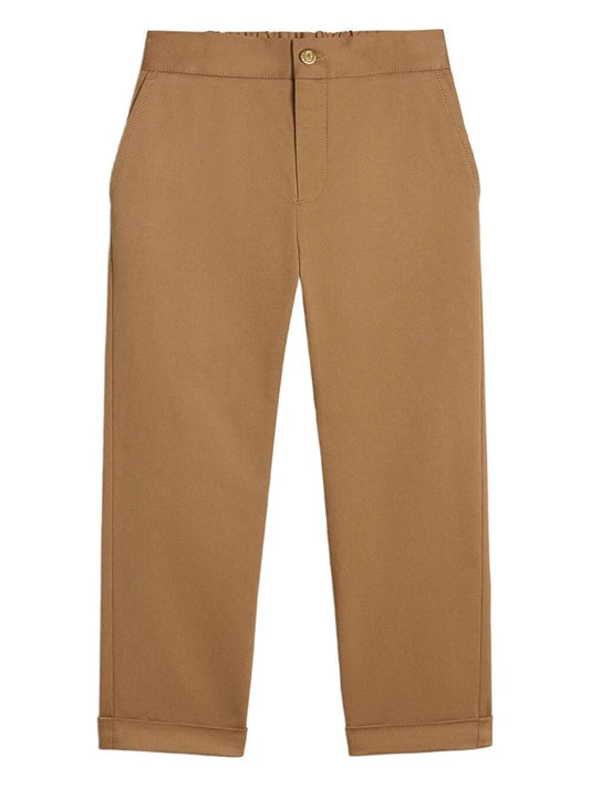 GOLDEN UNISEX CHINO PANT FOLDED HEM W EMBROIDERY