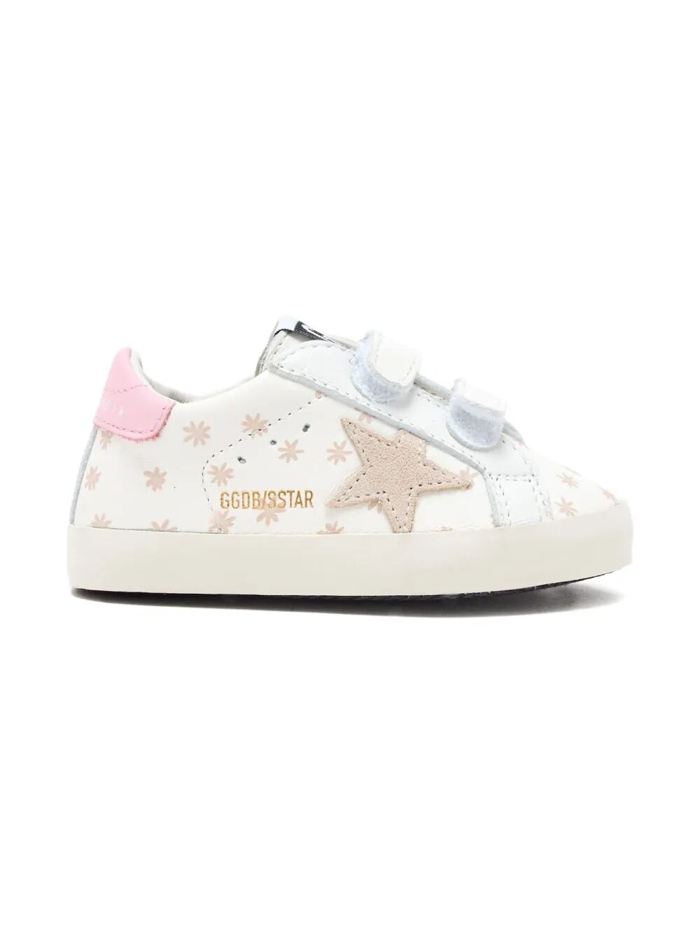 BABY SCHOOL NAPPA UPPER WITH PRINTS SUEDE STAR LEATHER HEEL