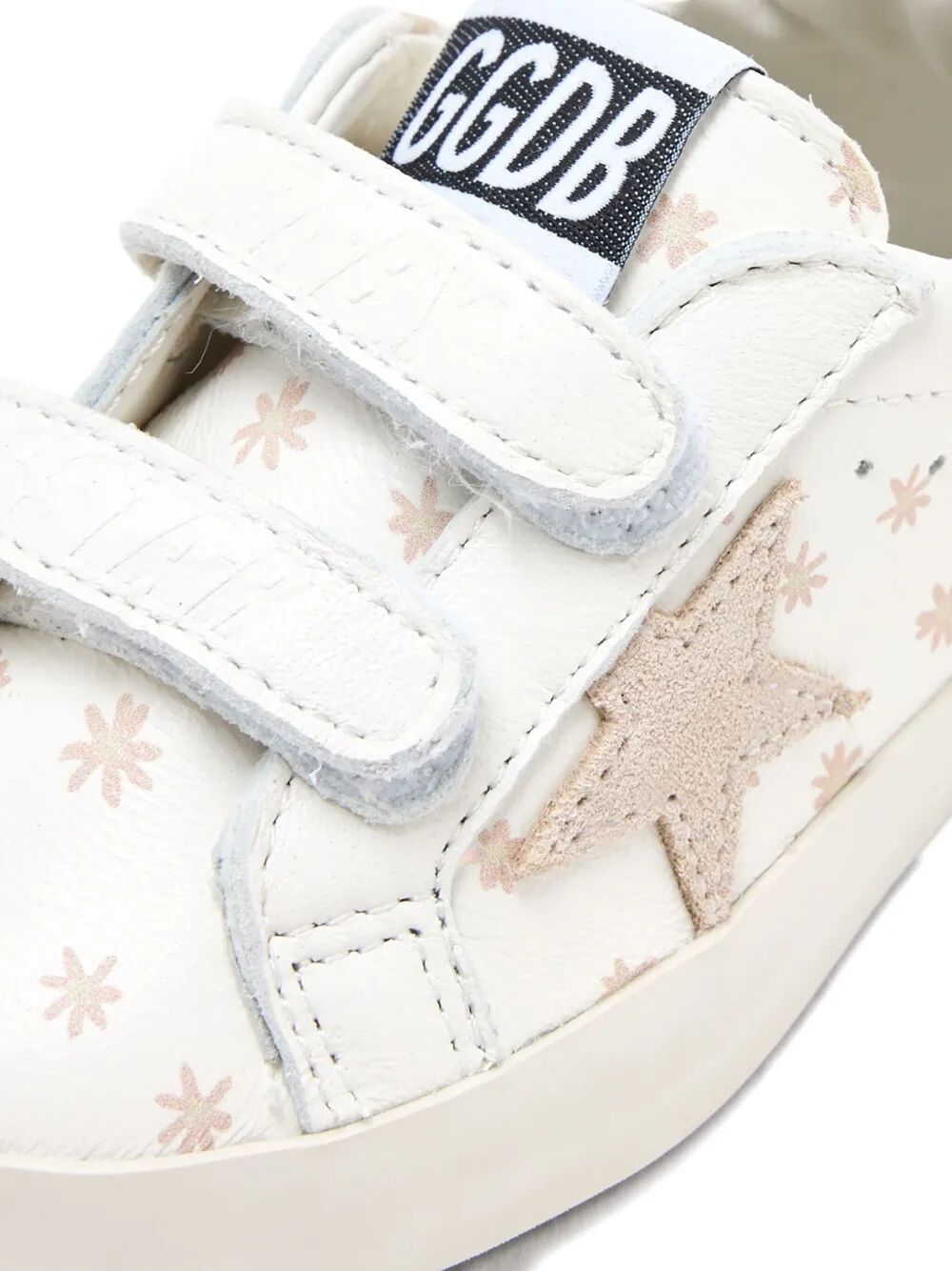 BABY SCHOOL NAPPA UPPER WITH PRINTS SUEDE STAR LEATHER HEEL