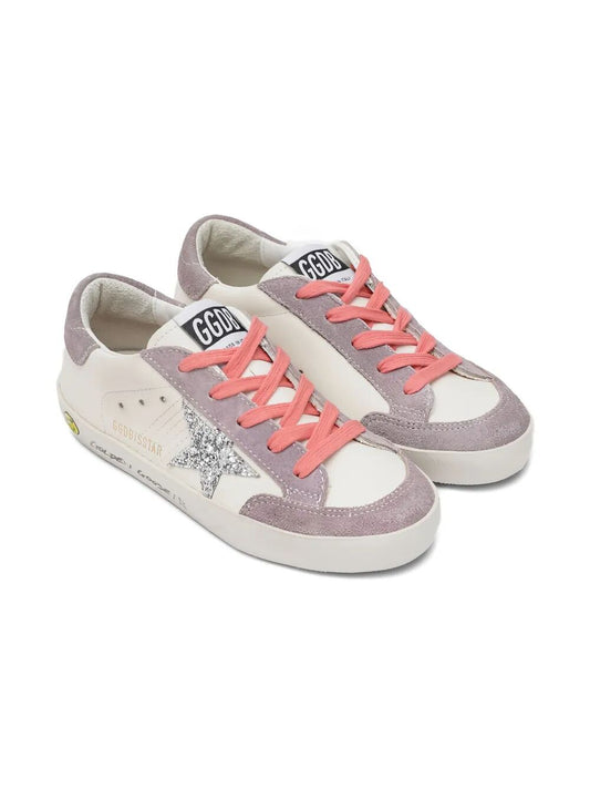 SUPER-STAR PENSTAR CLASSIC WITH LIST LEATHER UPPER SUEDE PENSTAR AND HEEL GLITTER STAR SIGNATURE FOX