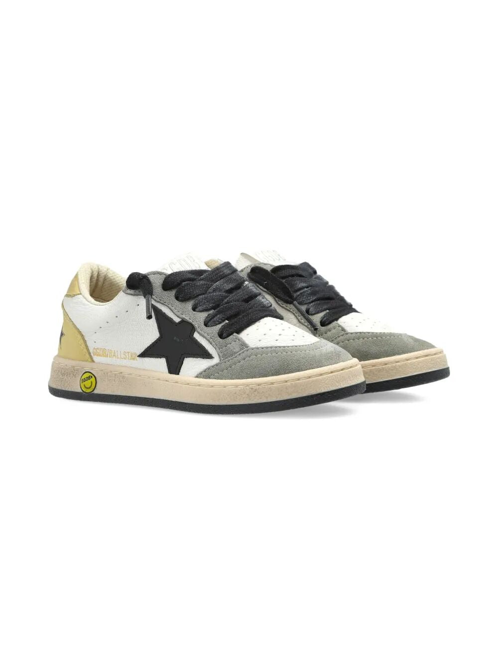 BALLSTAR NAPPA UPPER SUEDE TOE LEATHER STAR NABUK HEEL AND SPUR