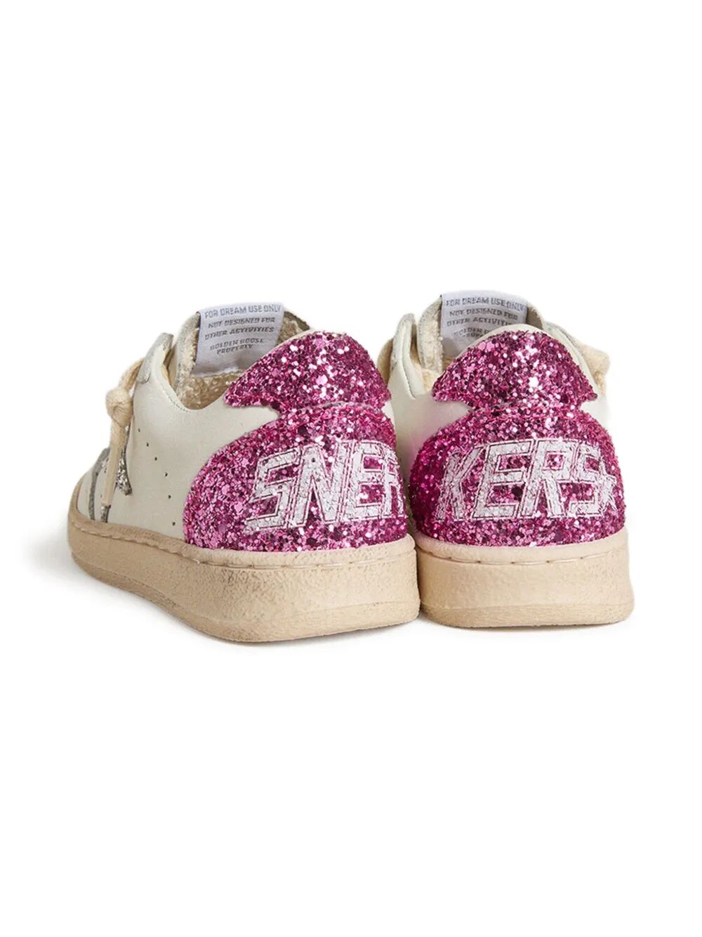 BALLSTAR LEATHER UPPER AND TOE GLITTER STAR HEEL AND SPUR