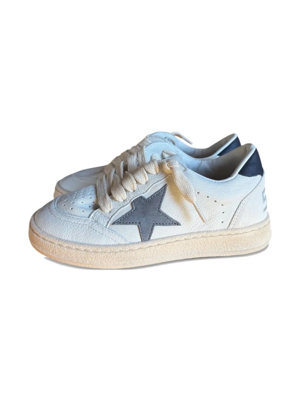 BALLSTAR NAPPA UPPER TOE AND SPUR NABUK STAR LEATHER HEEL