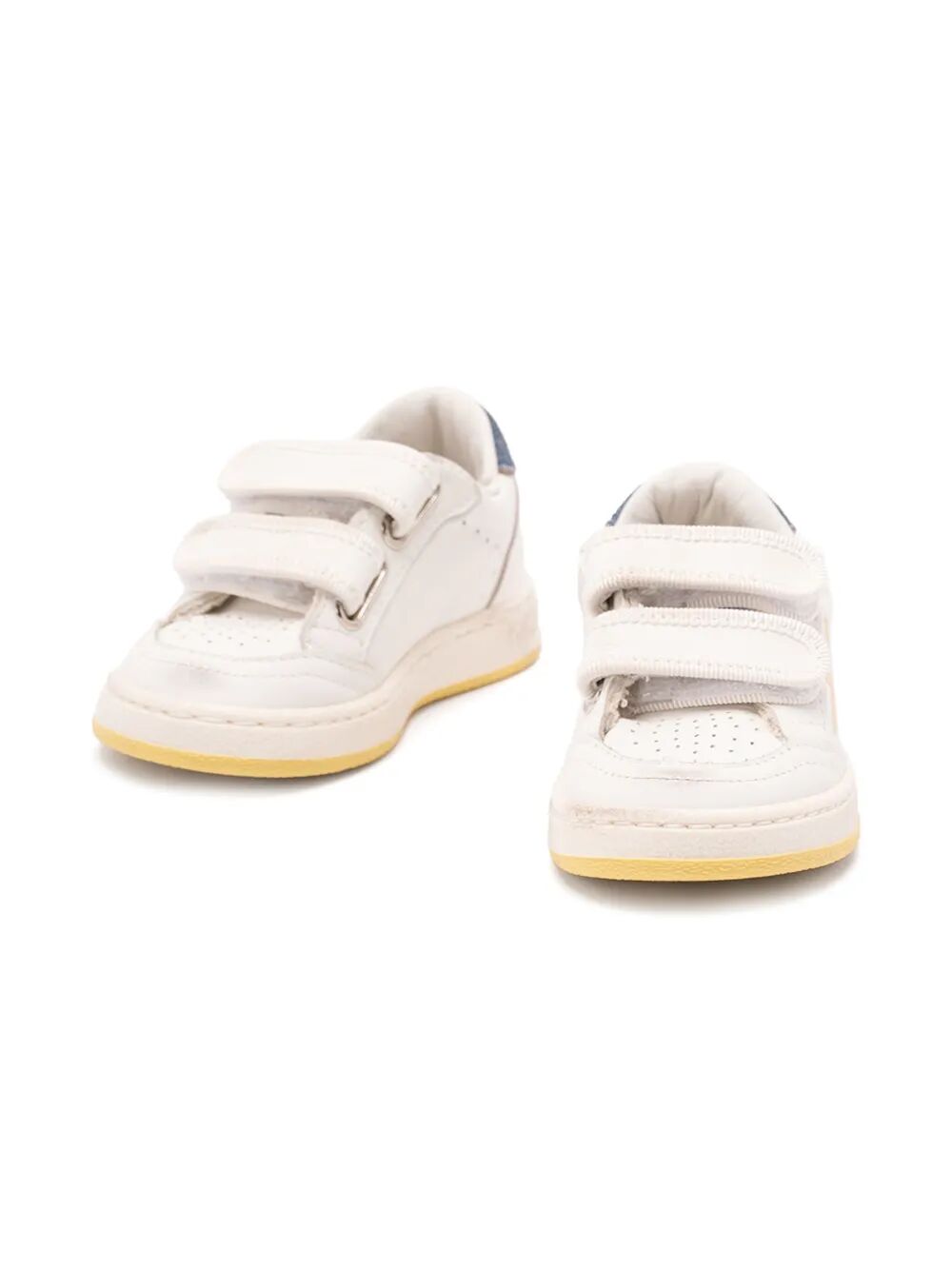 BALLSTAR STRAP WITH PRINTED STAR NAPPA UPPER TOE STRAP AND SPUR SUEDE HEEL