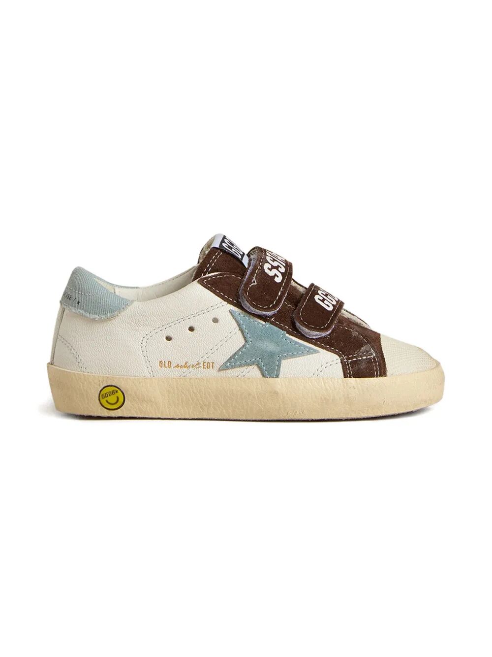 OLD SCHOOL NAPPA UPPER SUEDE TOE TONGUE AND STAR CANVAS HEEL RUBBER CUP TOE