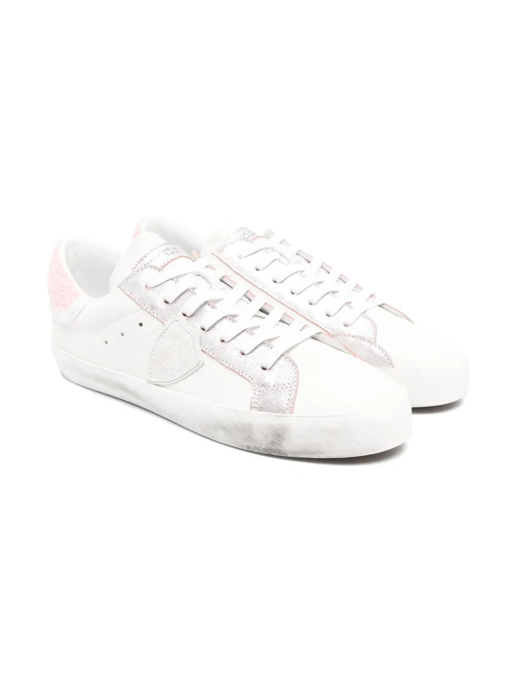 PRSX LEATHER AND SPONGE HEEL TAB WITH EMBROIDERED LOGO LOW SNEAKERS
