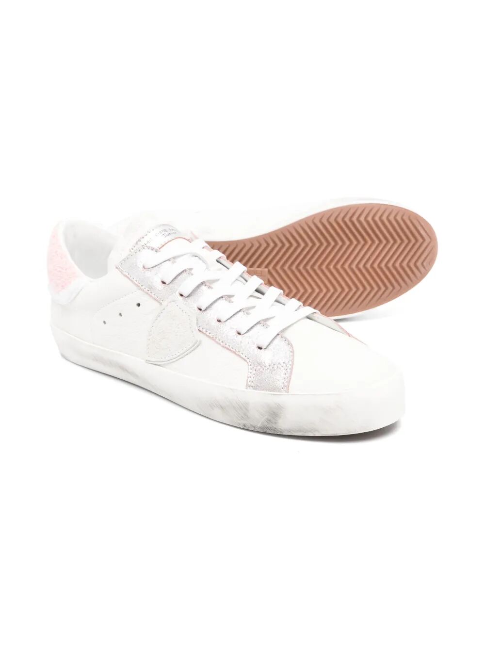 PRSX LEATHER AND SPONGE HEEL TAB WITH EMBROIDERED LOGO LOW SNEAKERS