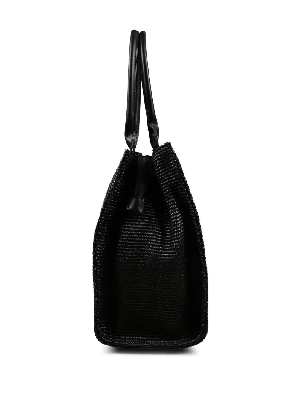 STRAW AND ECO-LEATHER BAG