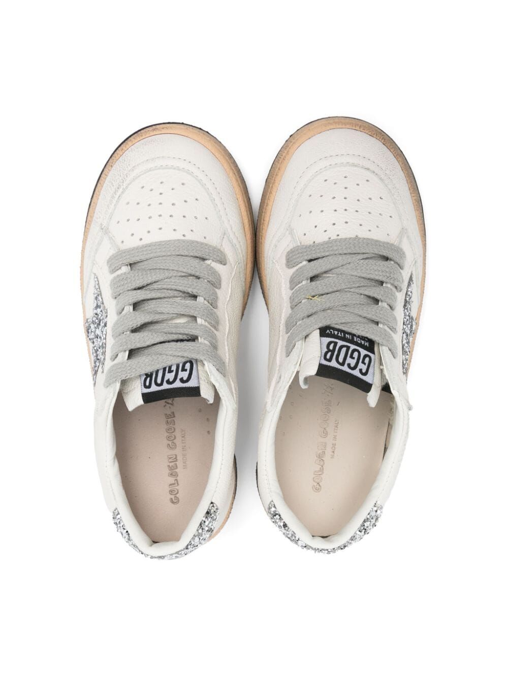 BALLSTAR NAPPA UPPER GLITTER STAR AND HEEL