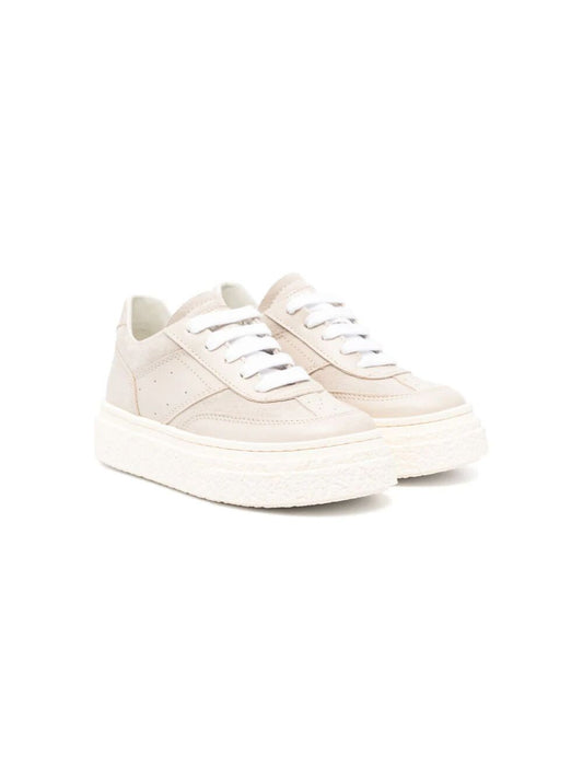 LEATHER LACE-UP LOW GAMBETTA SNEAKERS